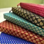 WASHABLE Henna Cushion with belt  (18 X 12 X 2.5 inches) 150gms